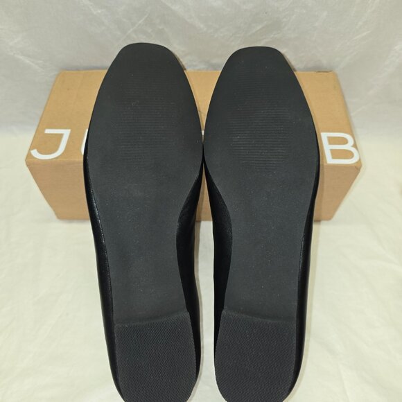 JustFab Amari Ballet Flat in Black, Women's Size 11, New in Box - Picture 7 of 9